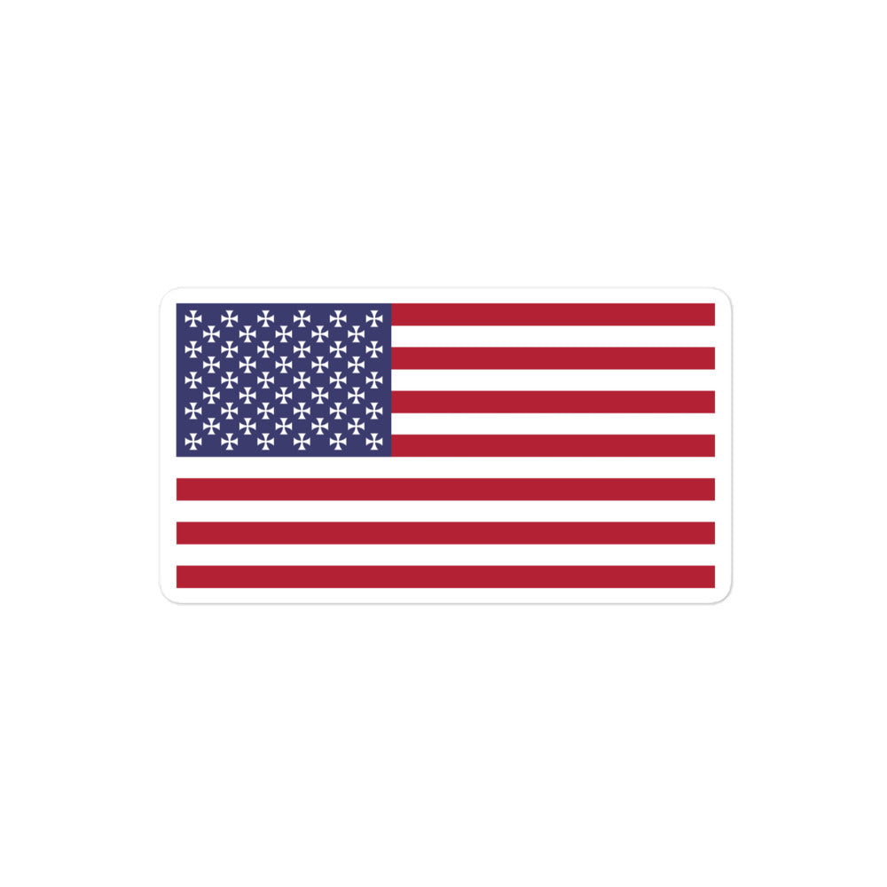 Stickers - American Skinhead Flag