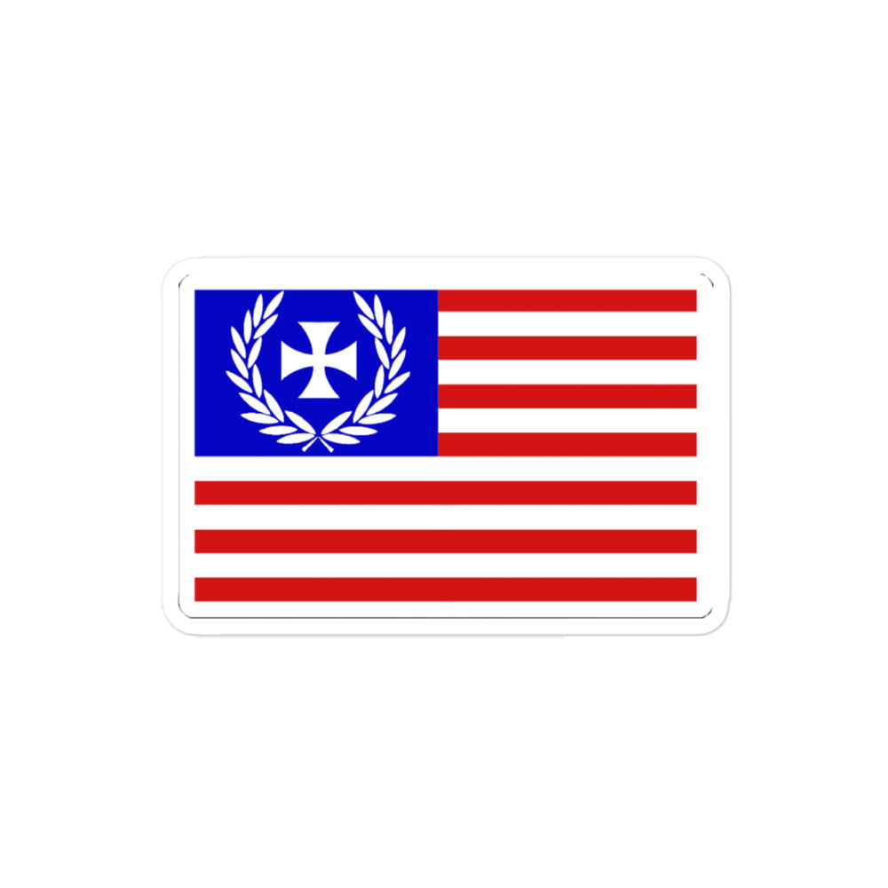 Stickers - American Skinhead Flag V2