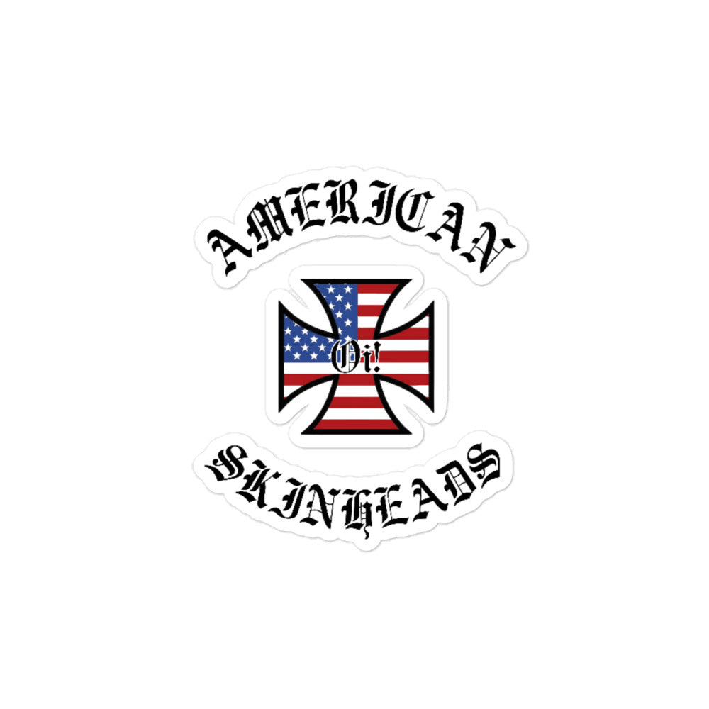 Stickers - American Skinhead Olde English Crest