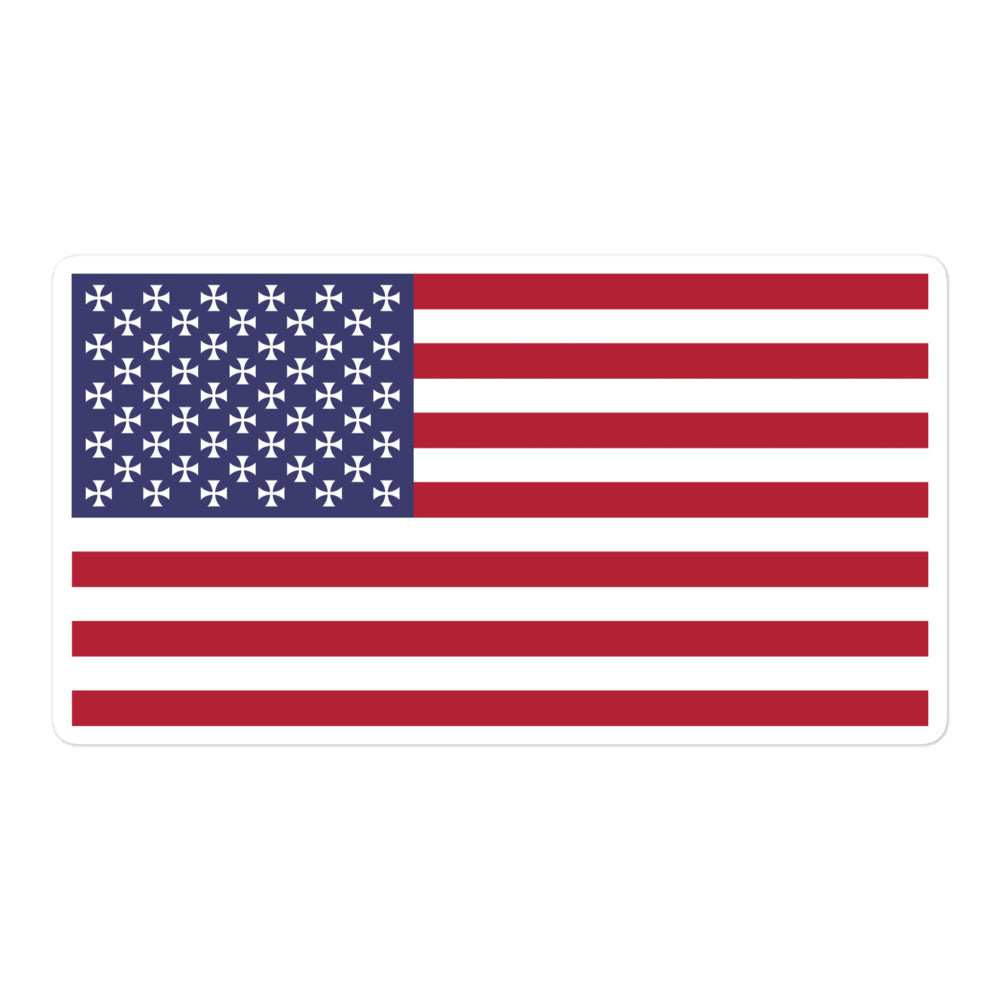 Stickers - American Skinhead Flag