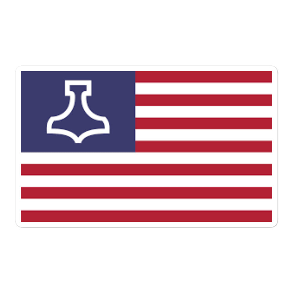 Stickers - Heathenry Skinhead Flag