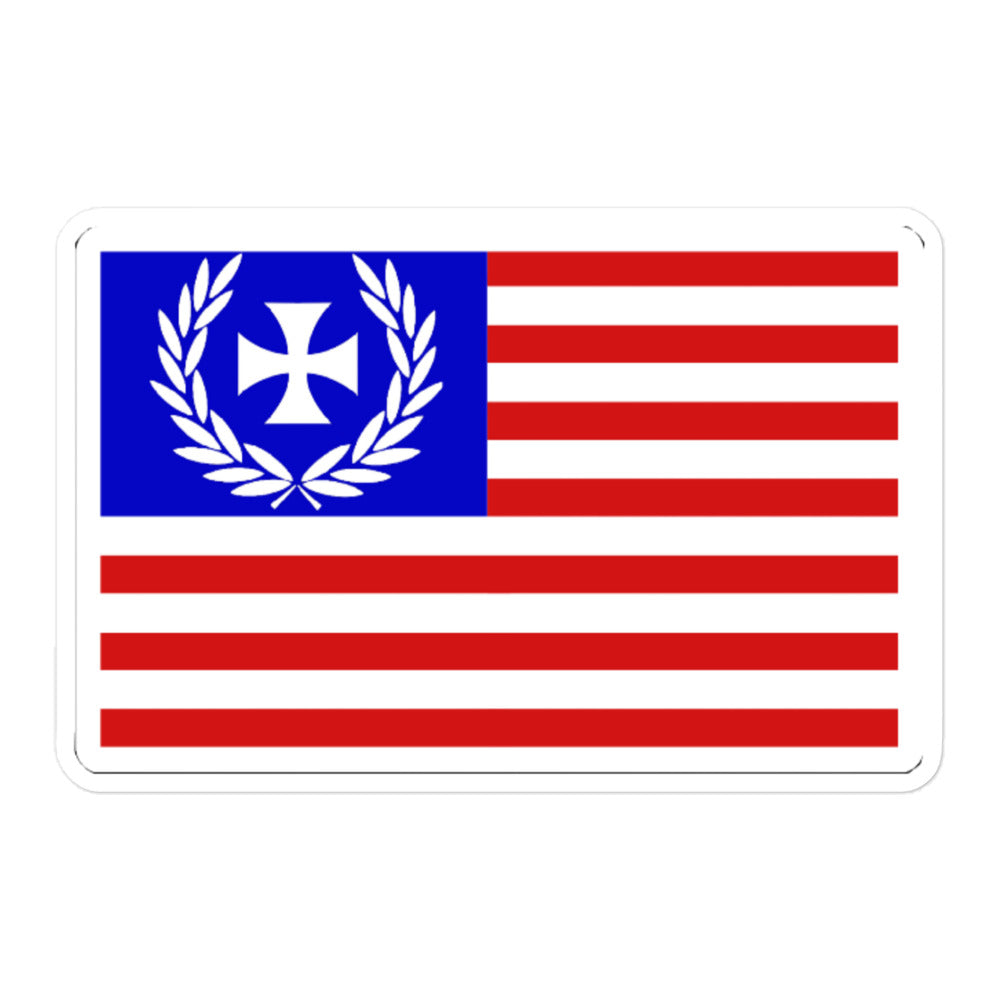 Stickers - American Skinhead Flag V2