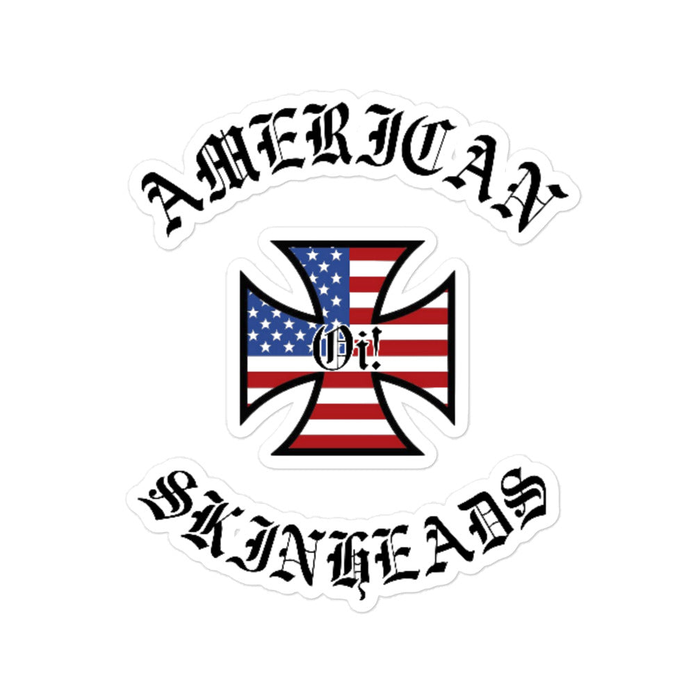 Stickers - American Skinhead Olde English Crest