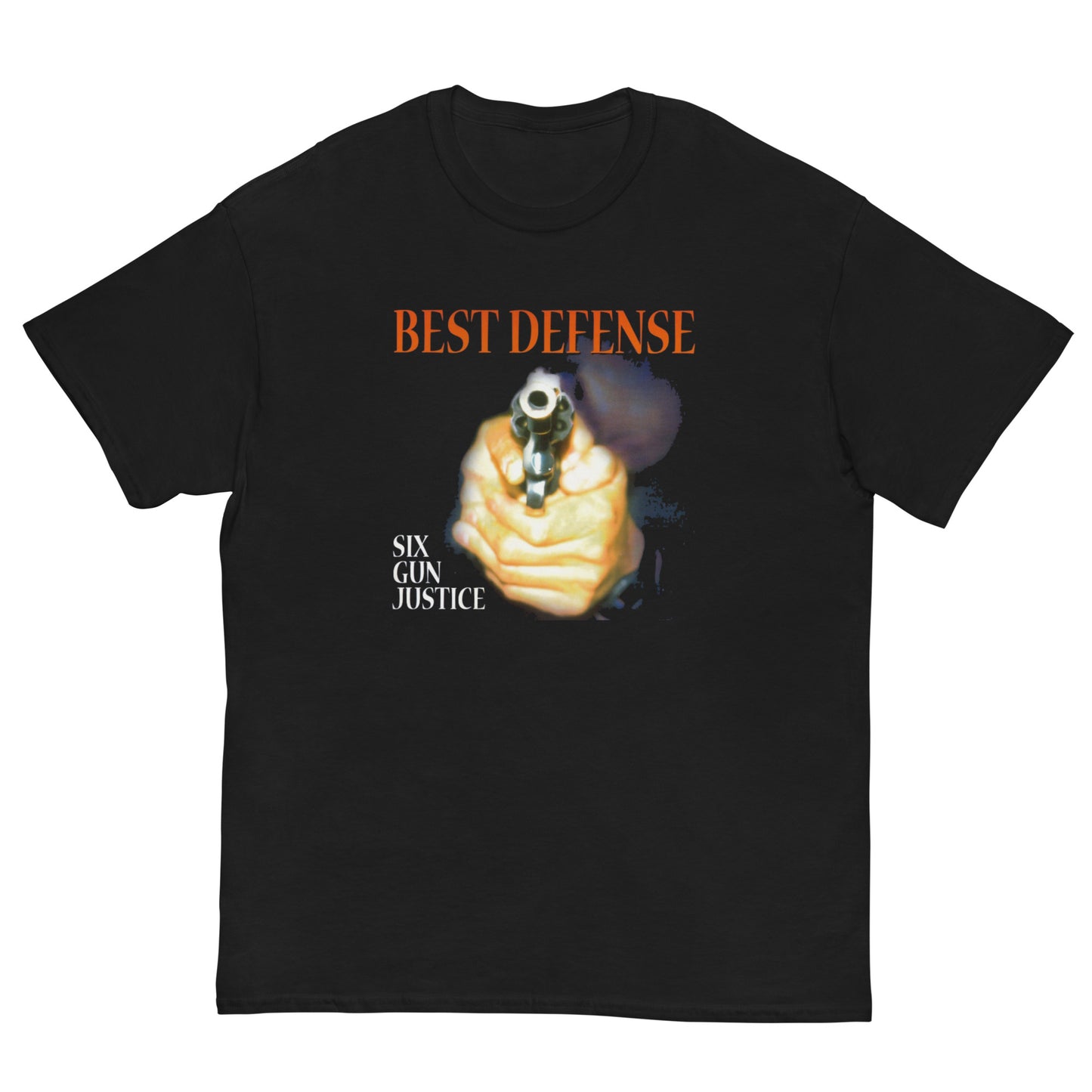 Oi - Best Defense - Six Gun Justice Tee