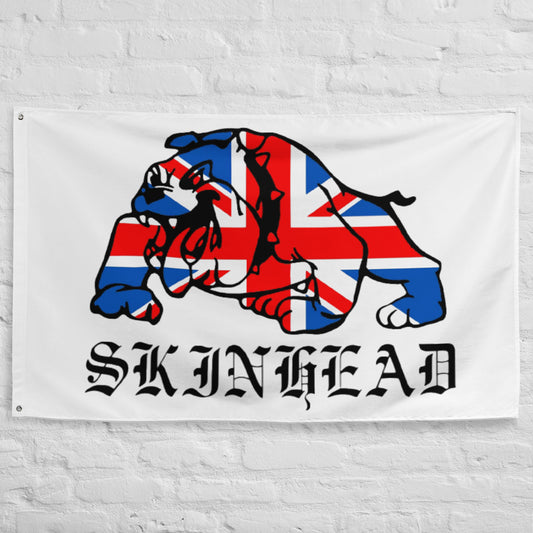 Flag - England Bulldog Skinhead