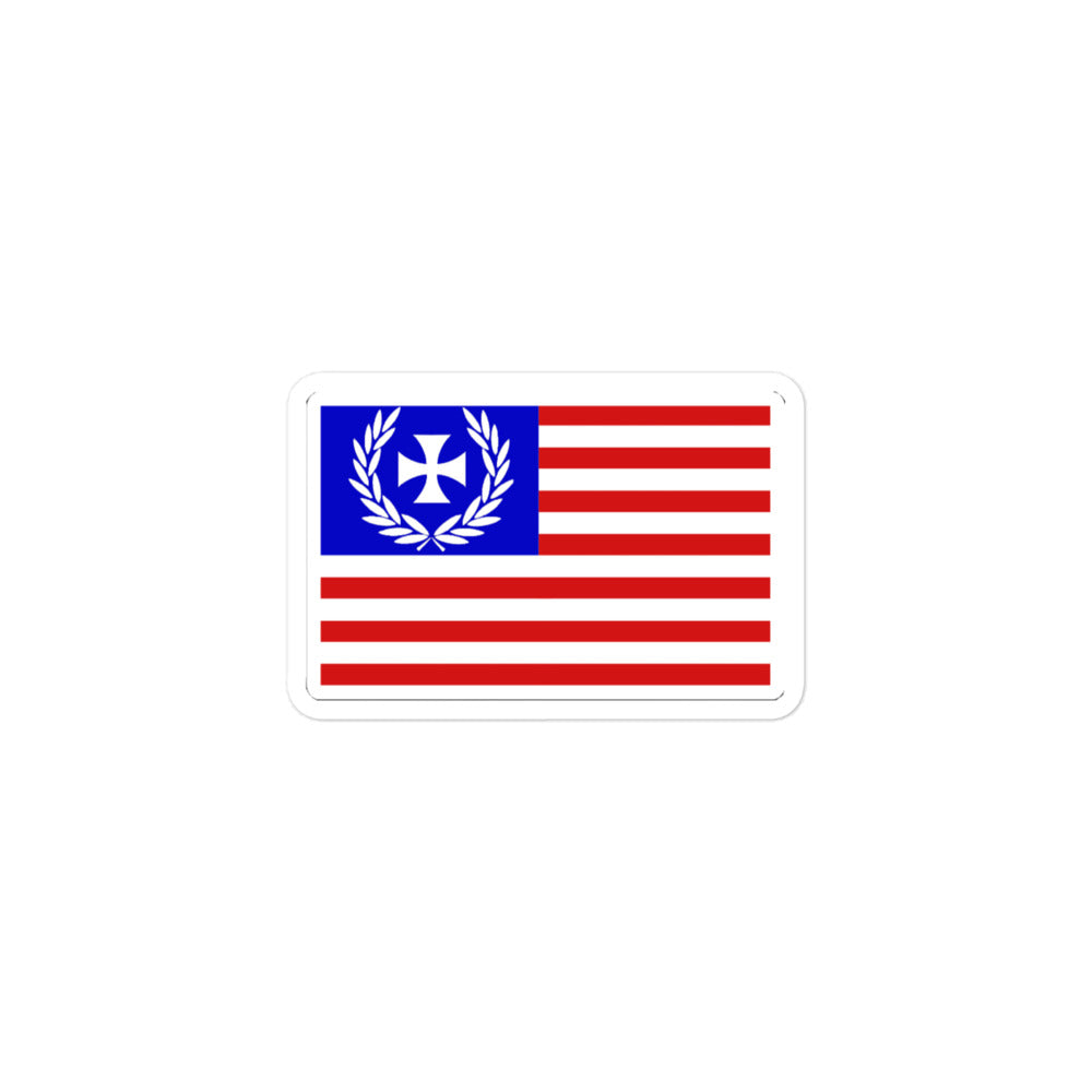 Stickers - American Skinhead Flag V2