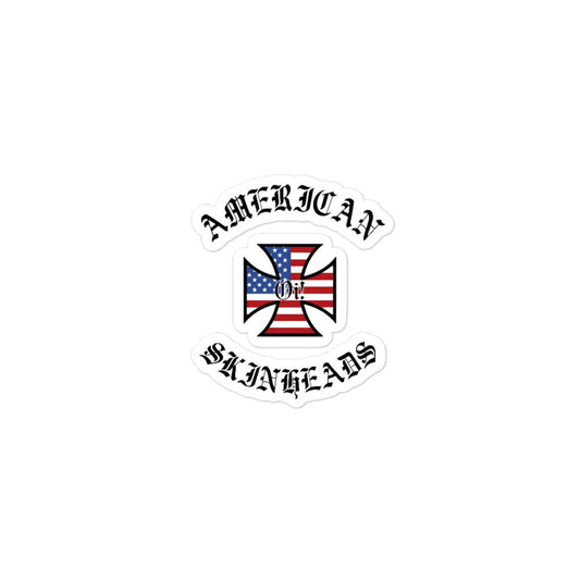 Stickers - American Skinhead Olde English Crest