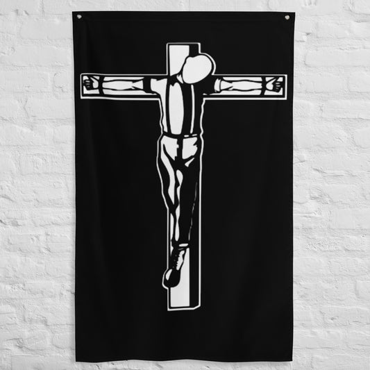 Flag - Crucified Skinhead