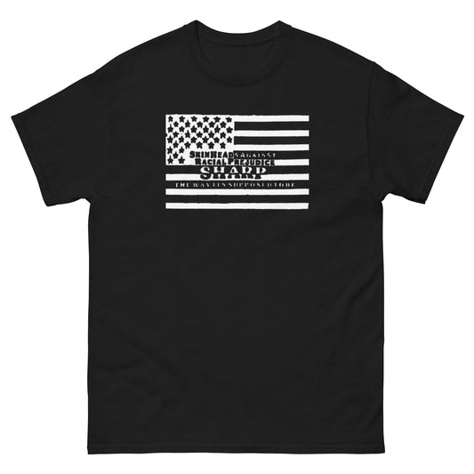 Anti Racist - S.H.A.R.P. Flag '90 Tee